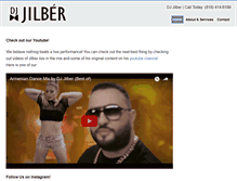 Tablet Screenshot of djjilber.com